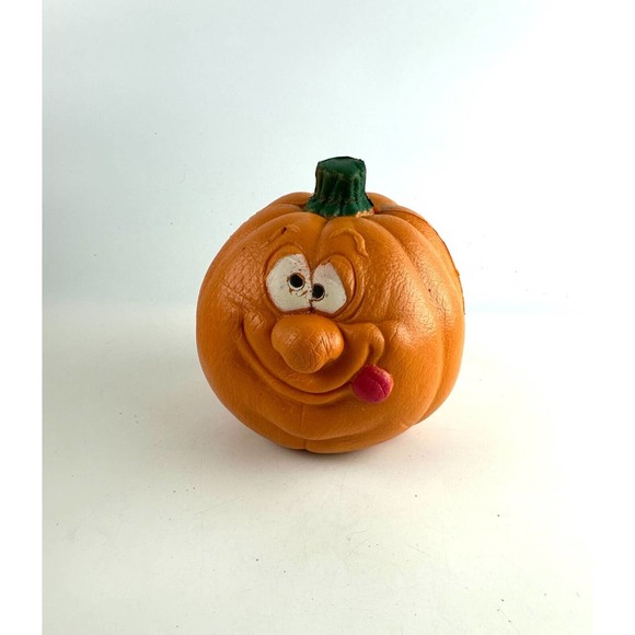 Vtg Dan-Dee Anthropomorphic Jack OโLantern Pumpkin Soft Foam Todd Masters Style - Picture 3 of 10